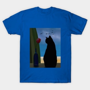 Window Cat T-Shirt